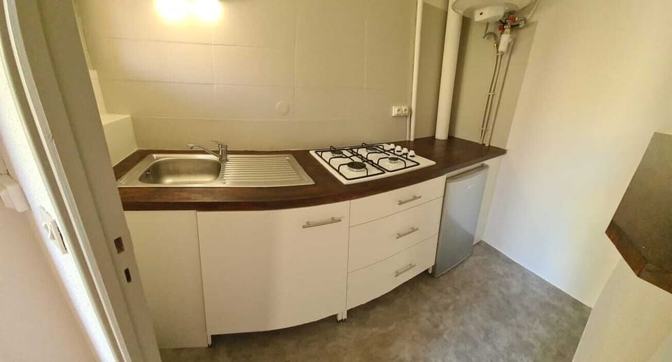 Basic Apartment, 2 Double Beds | Private kitchen