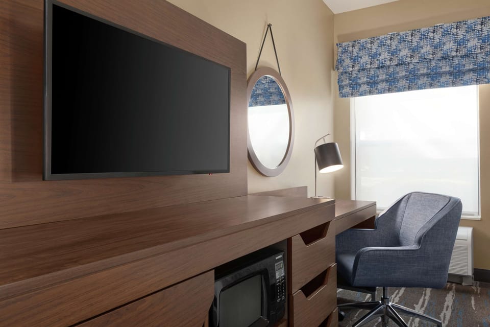 Blackout drapes, iron/ironing board, free cribs/infant beds, free WiFi
