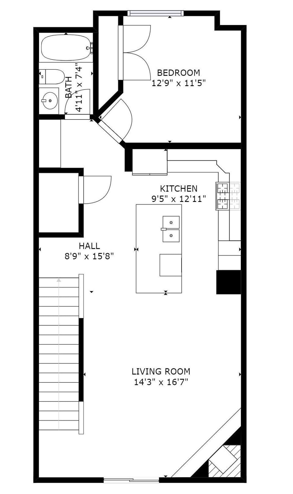 House, 2 Bedrooms | Floor plan