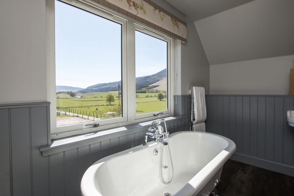 Junior Suite, 1 King Bed, Mountain View, Mountainside | Deep soaking bathtub