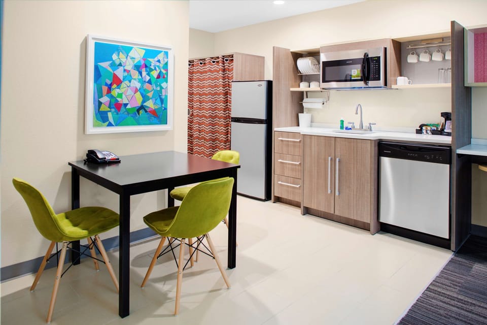 Suite, 1 Bedroom, Non Smoking | Private kitchen | Coffee/tea maker, fridge, microwave, dishwasher