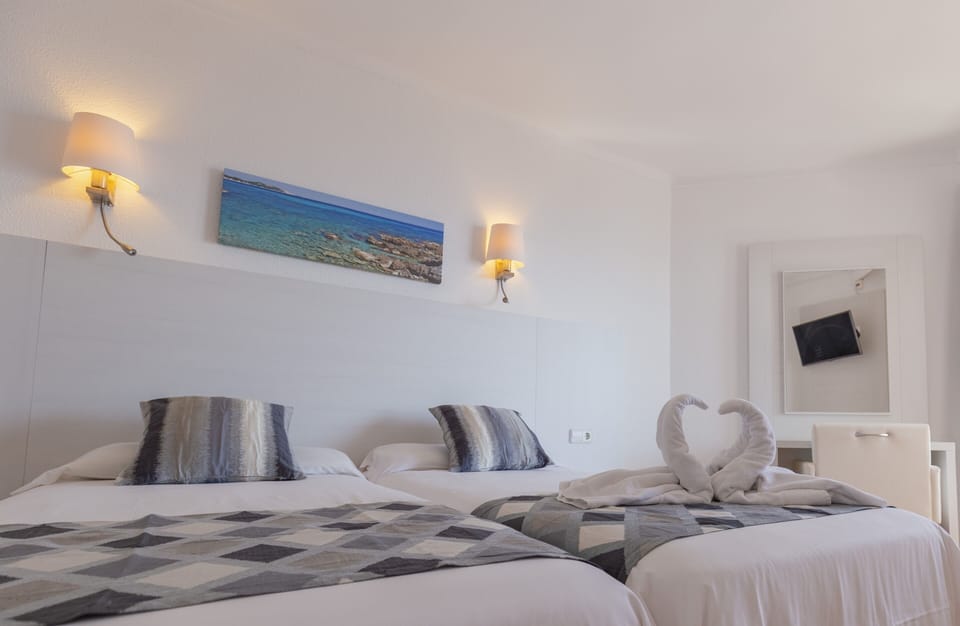 Basic Double Room, 2 Twin Beds | Desk, blackout drapes, WiFi, bed sheets