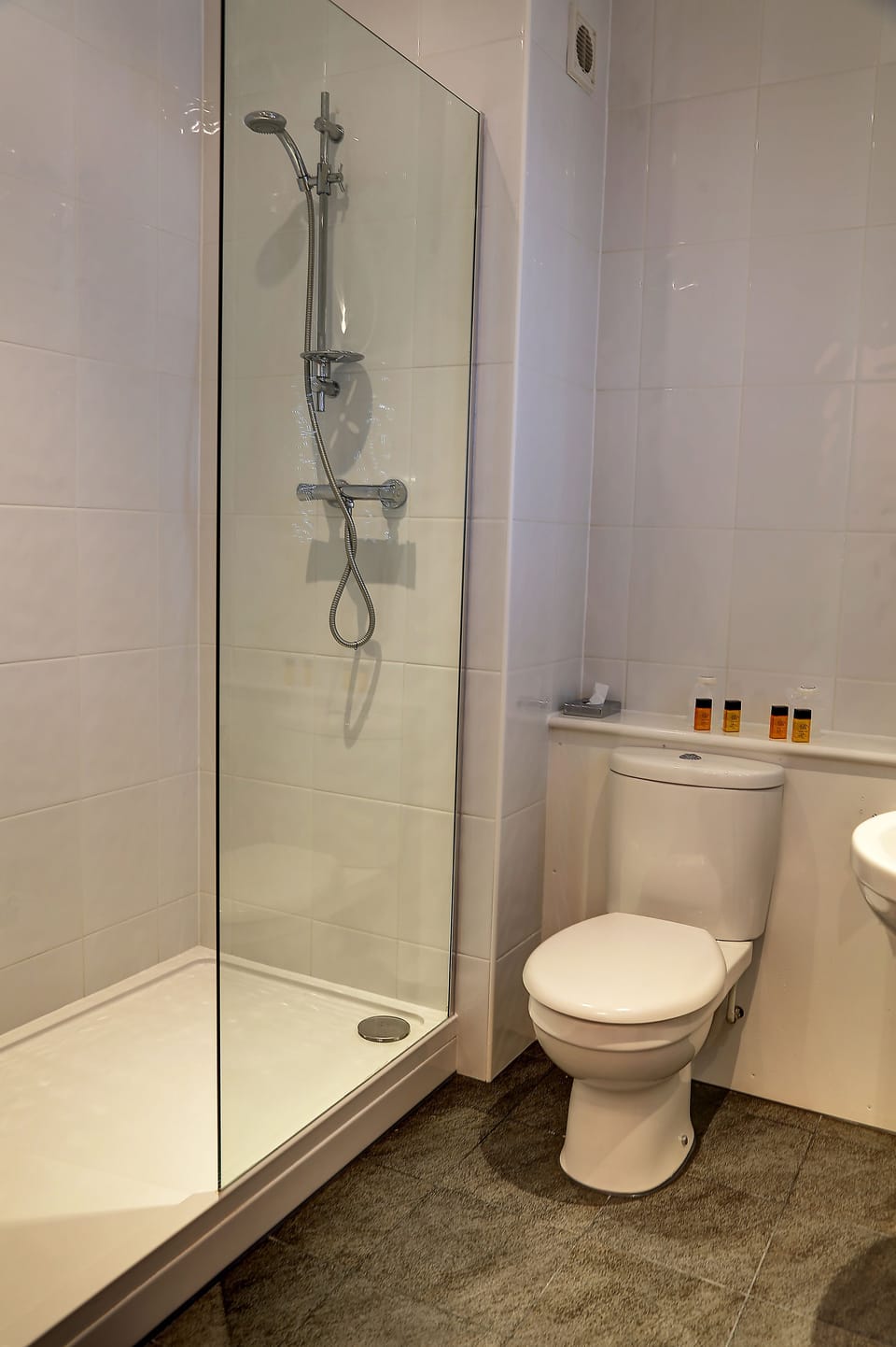 Free toiletries, hair dryer, towels, soap