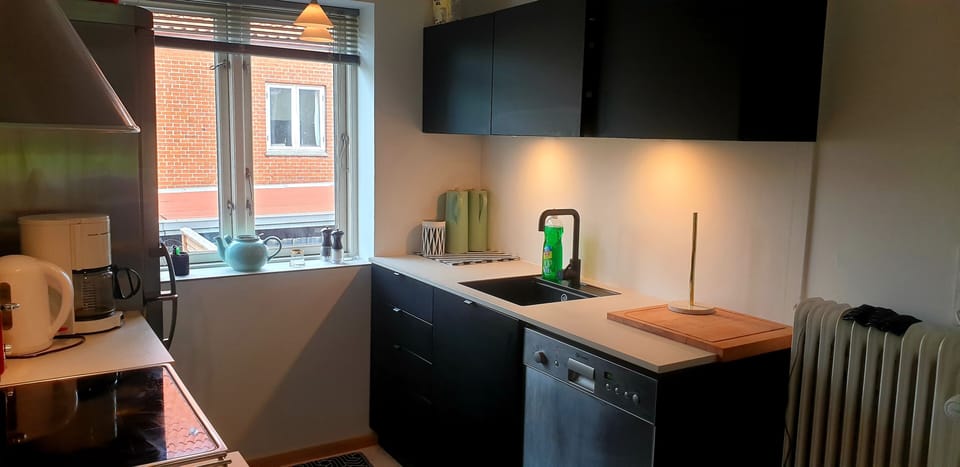 Standard Double or Twin Room, 2 Twin Beds, Park View | Shared kitchen | Oven, stovetop, dishwasher, cookware/dishes/utensils