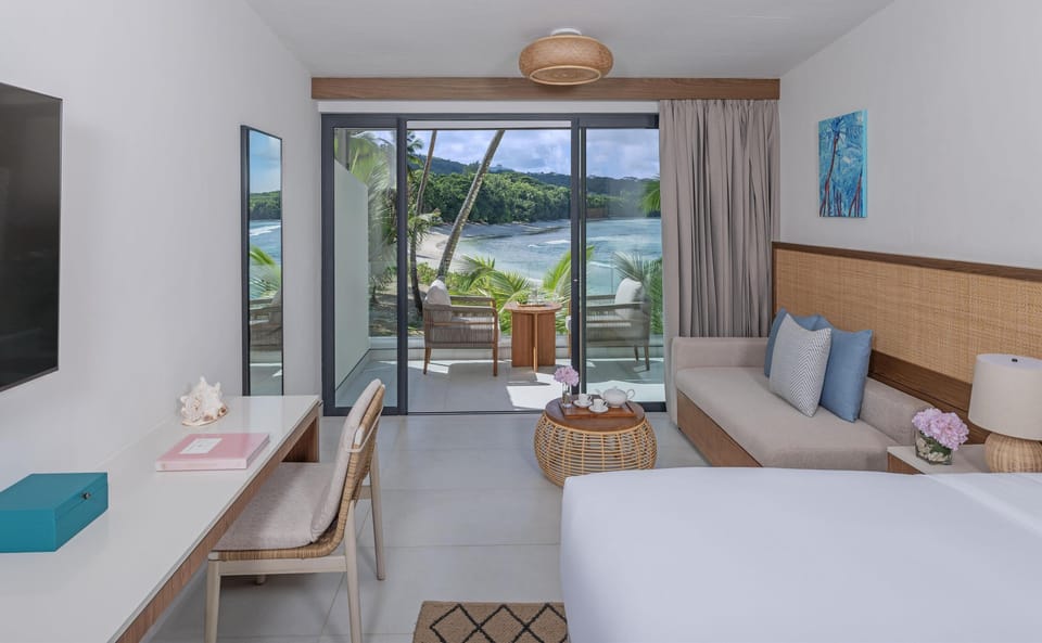 Ocean View Suite | Pillowtop beds, minibar, in-room safe, desk