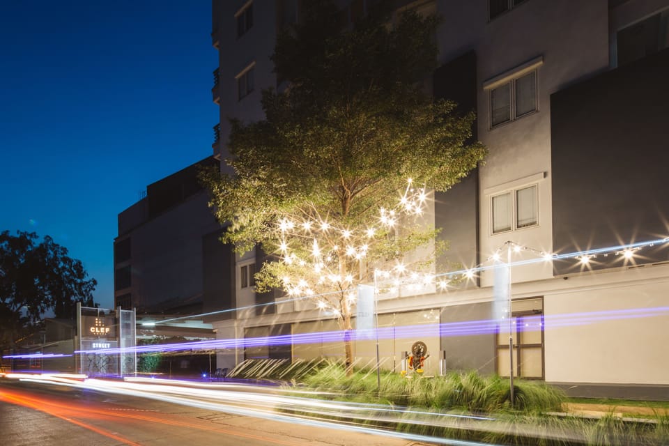 Front of property - evening/night