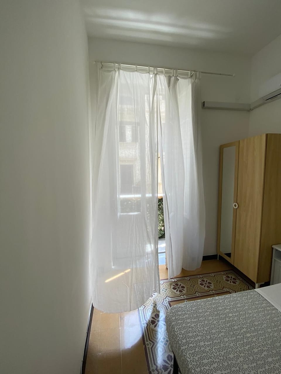 Hypo-allergenic bedding, desk, laptop workspace, iron/ironing board