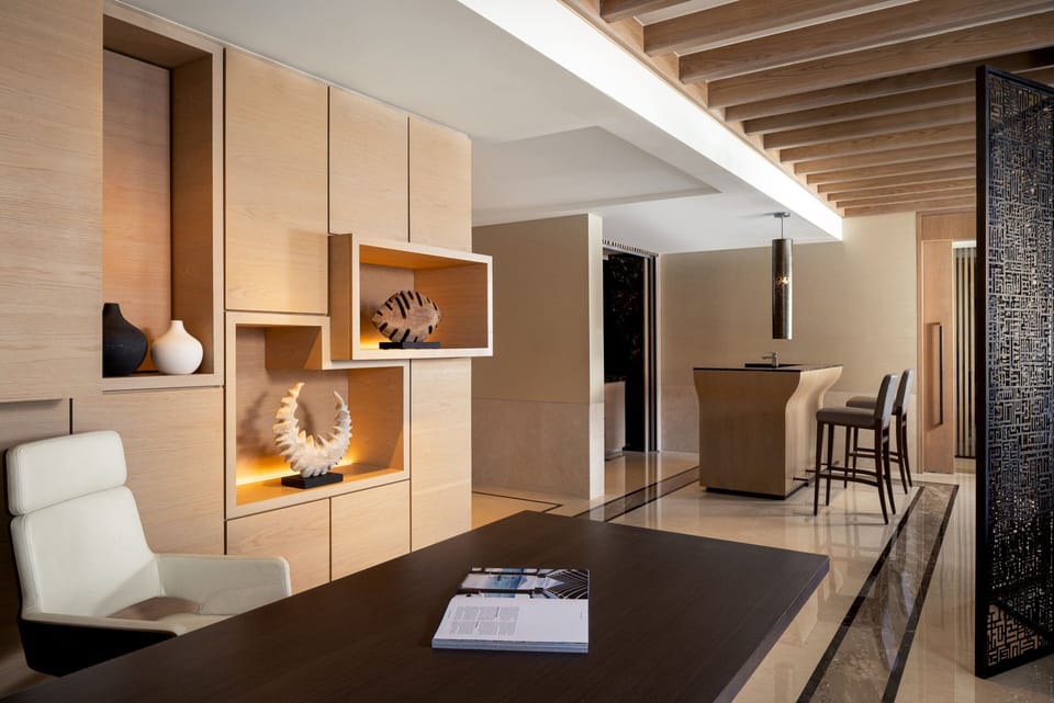 Suite, 2 Bedrooms, Sea View (Spacious Saadiyat) | Living area | Table tennis