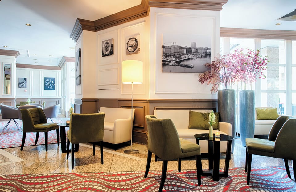 Lobby sitting area
