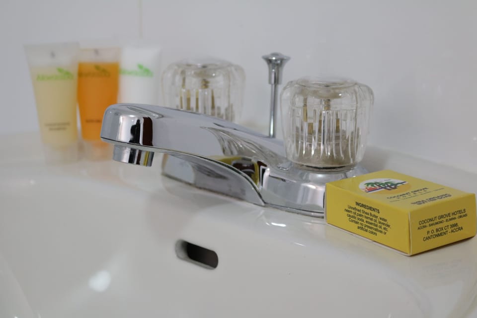 Free toiletries, towels