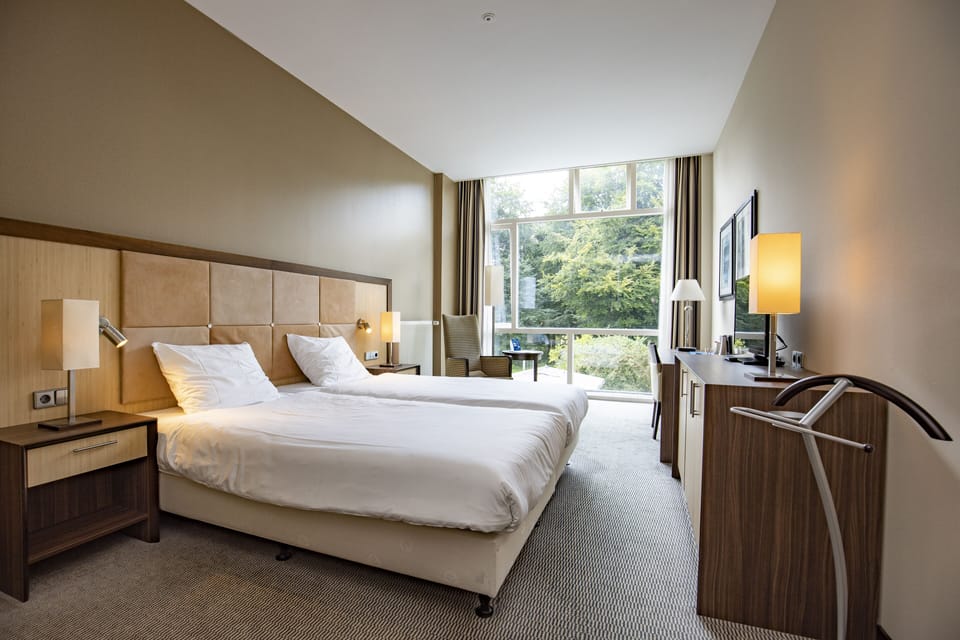 Luxury Double Room | Desk, blackout drapes, iron/ironing board, free WiFi