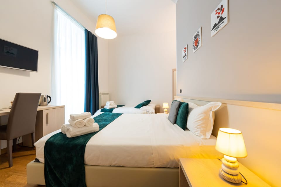 Comfort Quadruple Room | Premium bedding, down comforters, minibar, in-room safe