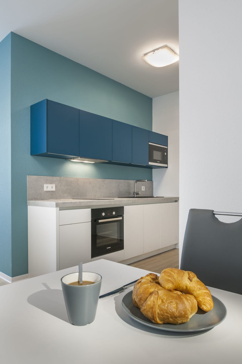 Apartment, Ground Floor | Private kitchen | Fridge, microwave, stovetop, dishwasher