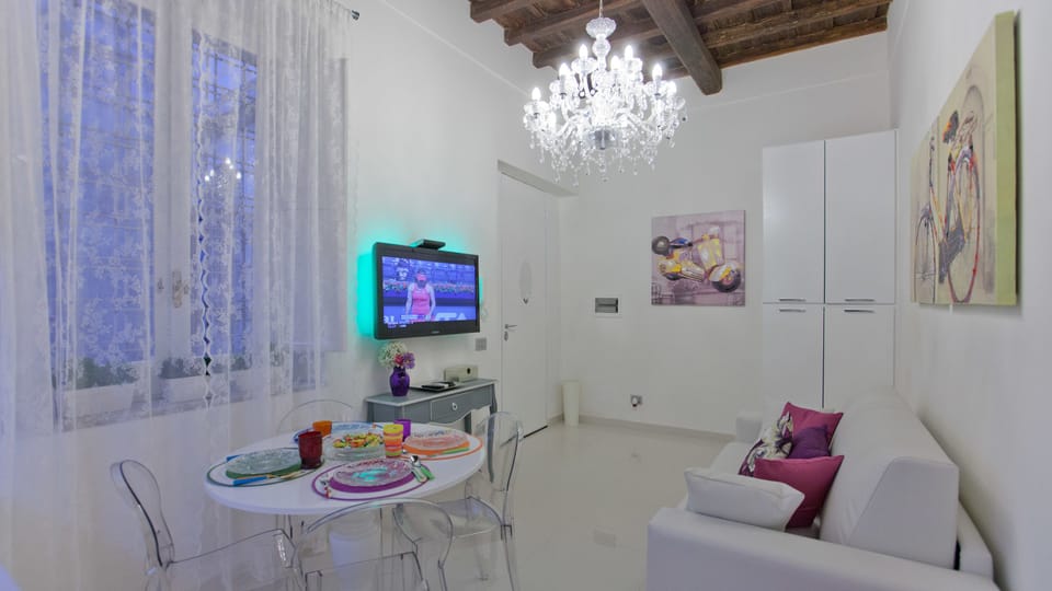 Apartment, 1 Bedroom | Living area | Flat-screen TV