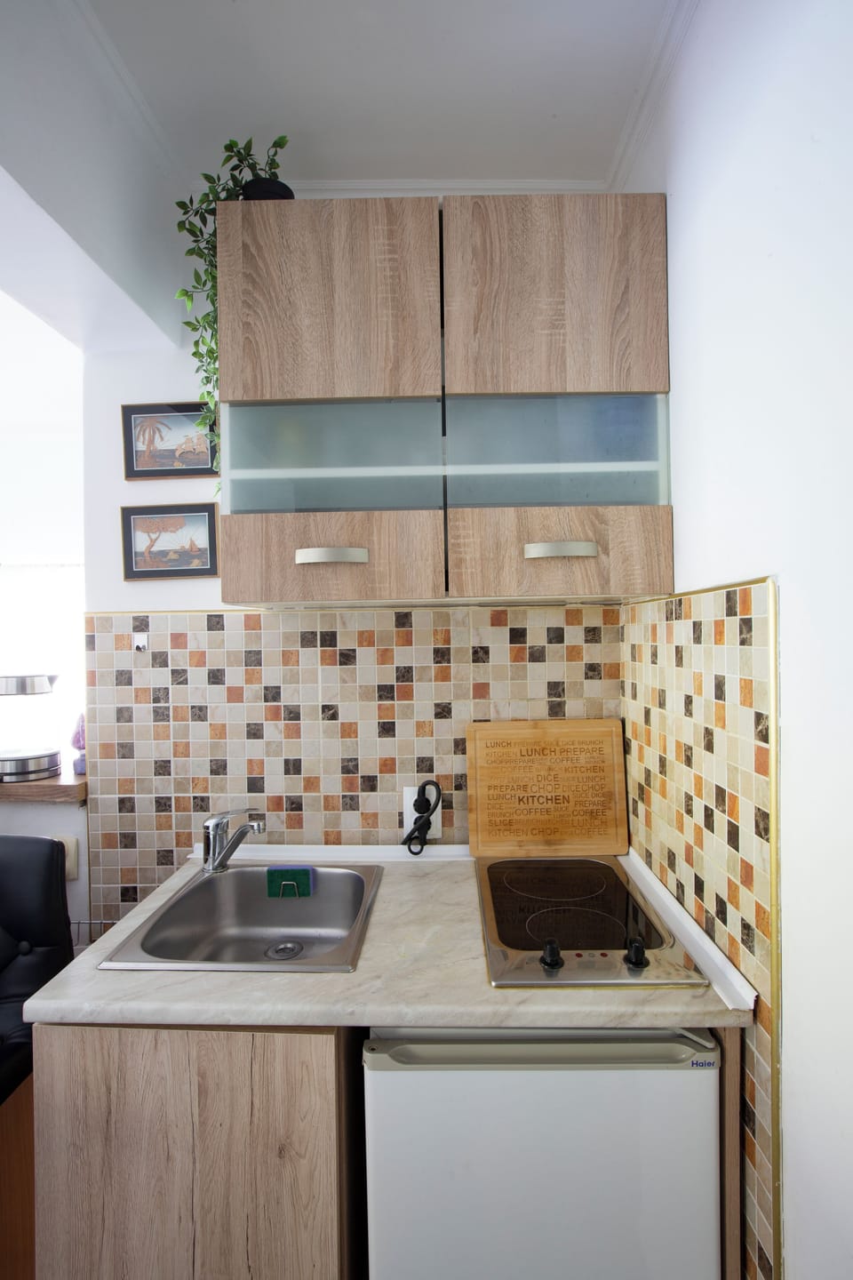 Apartment, Balcony (1 Bedroom, 3 adults) | Private kitchen | Fridge, electric kettle, cookware/dishes/utensils