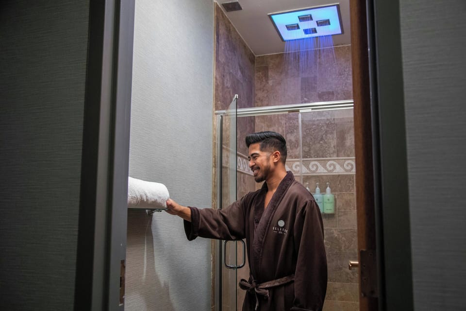Body treatments, hydrotherapy, aromatherapy, body wraps, body scrubs