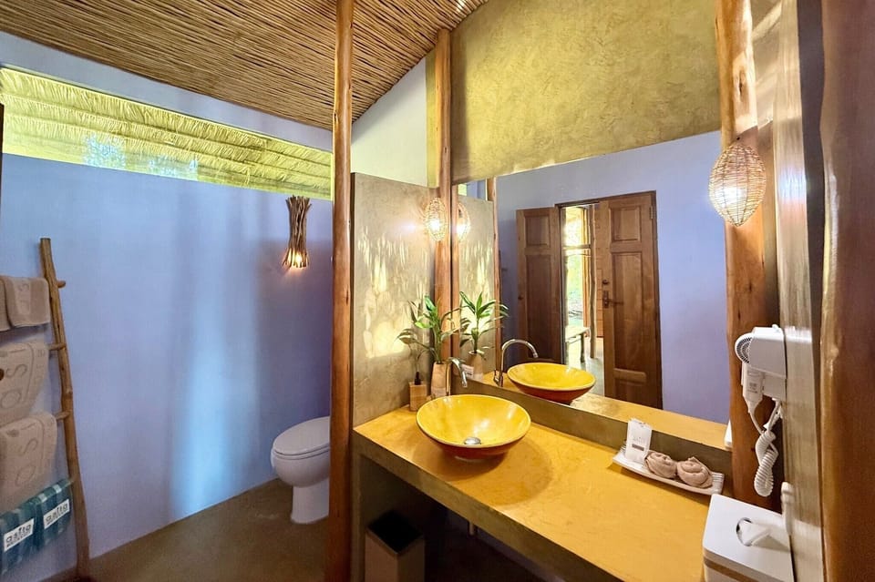Deluxe Room | Bathroom | Shower, hydromassage showerhead, free toiletries, hair dryer