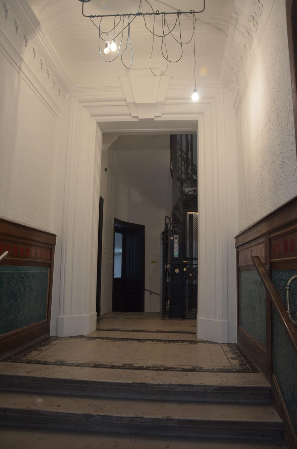 Interior entrance