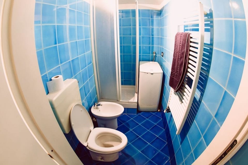 Apartment, Balcony | Bathroom | Shower, hair dryer, bidet, towels
