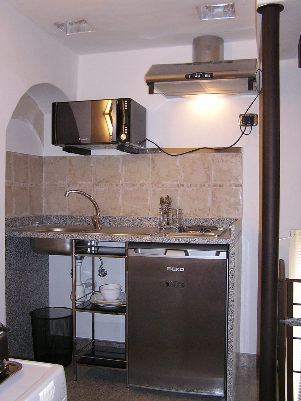 Design Studio | Private kitchenette | Fridge, microwave, oven, stovetop