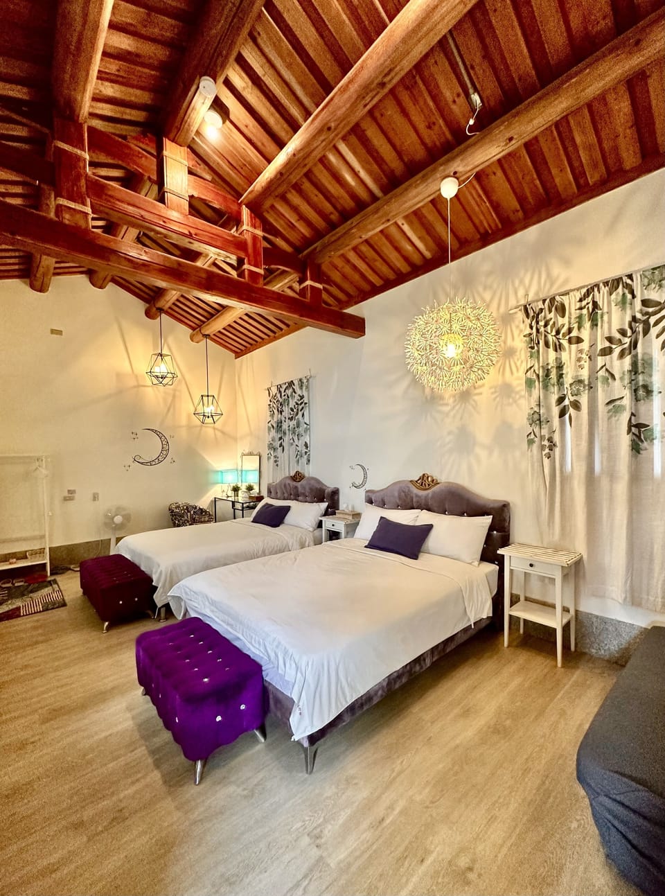 Comfort Quadruple Room, 2 Double Beds, Refrigerator, Courtyard Area | Terrace/patio