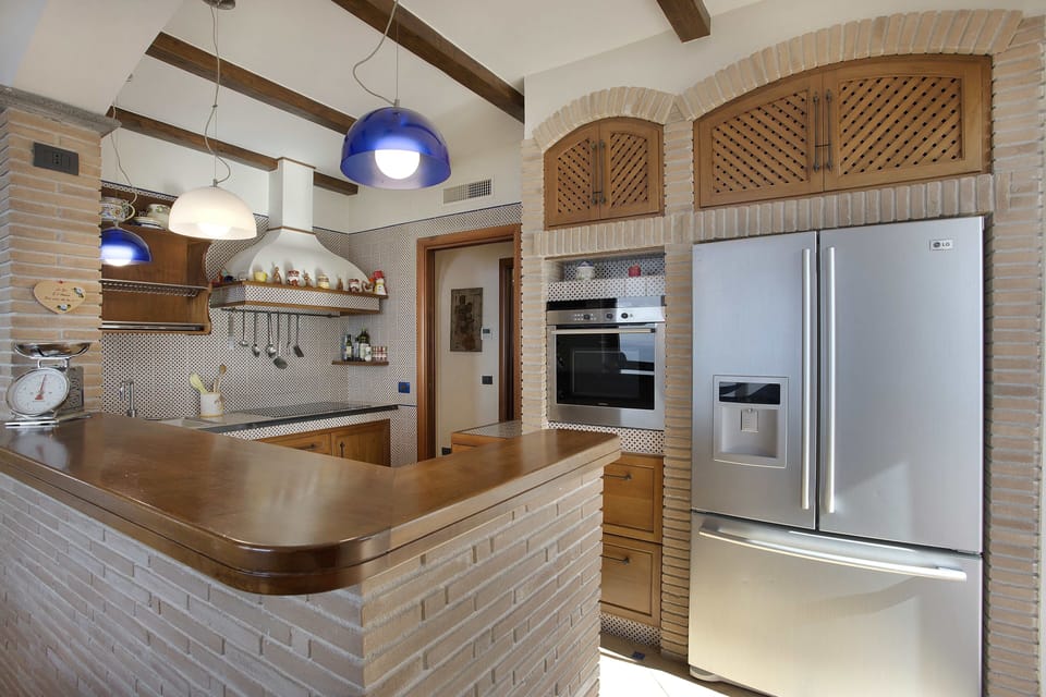 Villa, 3 Bedrooms | Private kitchen | Full-size fridge, microwave, oven, stovetop