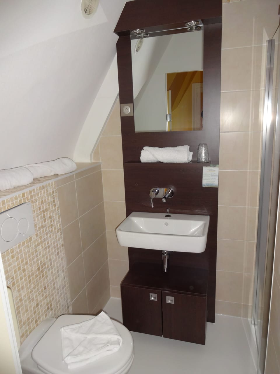 Standard Double Room | Bathroom | Shower, free toiletries, hair dryer, towels