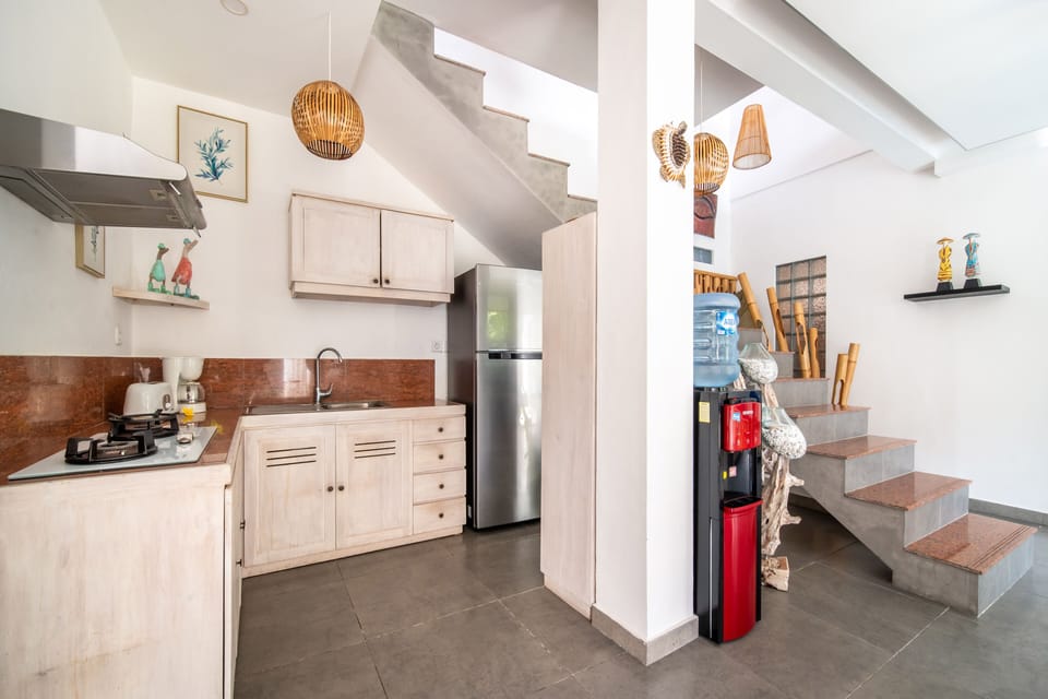 Family Villa | Private kitchen | Fridge, stovetop, dishwasher, coffee/tea maker