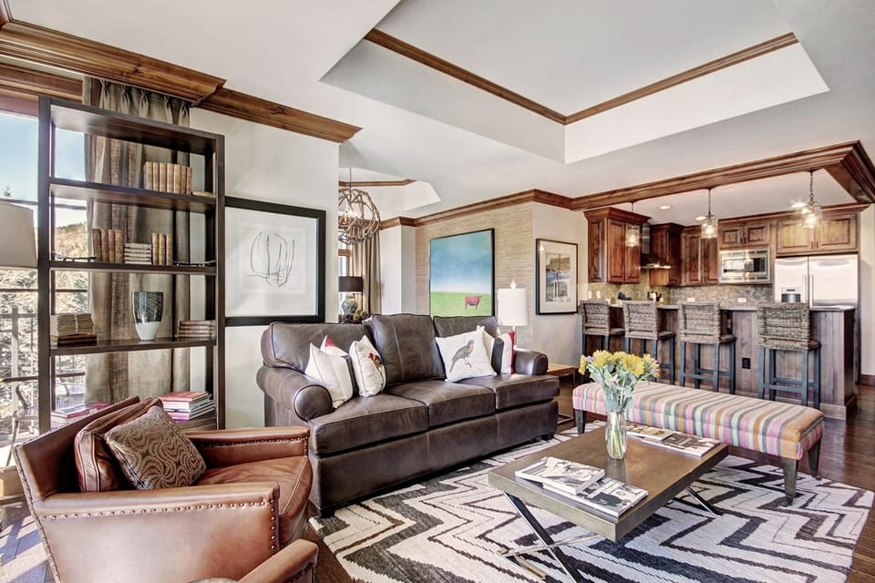 Condo, 2 Bedrooms | Living area | Flat-screen TV, fireplace, video-game console, DVD player