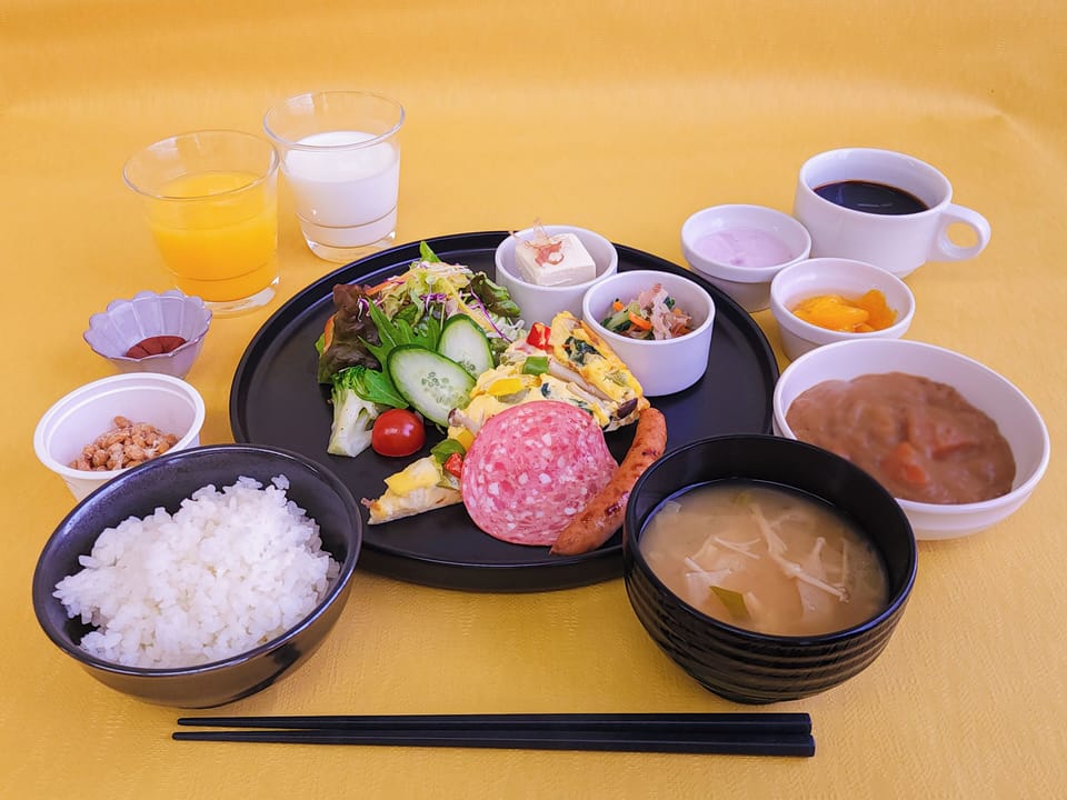 Daily Japanese breakfast for a fee