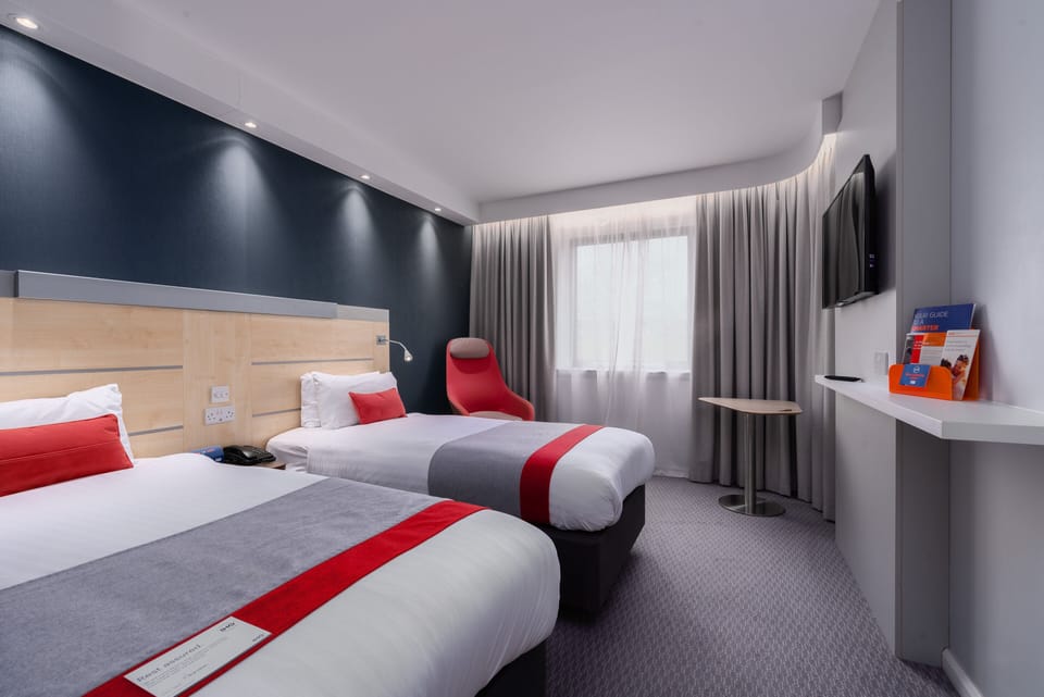 Standard Room, 2 Twin Beds | In-room safe, desk, blackout drapes, iron/ironing board