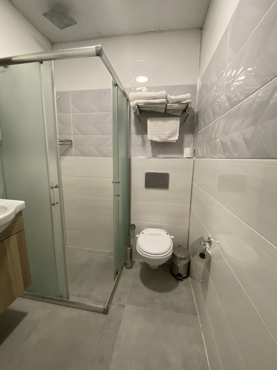 Economy Twin Room | Bathroom | Shower, free toiletries, hair dryer, slippers