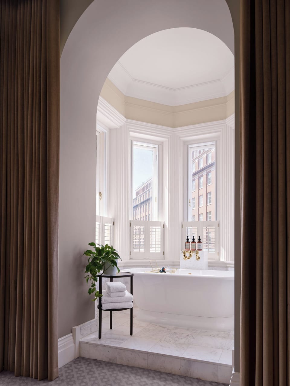 Suite, 1 King Bed (The Bloomsbury) | Bathroom | Free toiletries, hair dryer, bathrobes, slippers