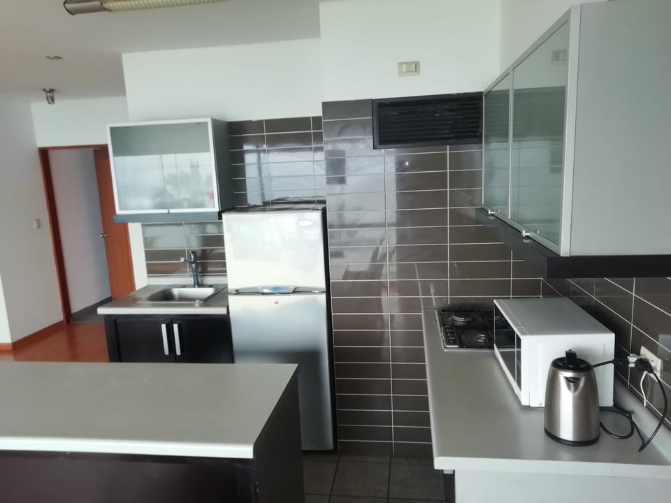 Apartment, 1 Bedroom, Ocean View | Private kitchen | Coffee/tea maker, fridge, microwave, electric kettle