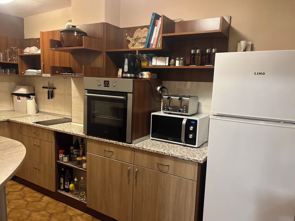 Microwave, oven, dishwasher, toaster