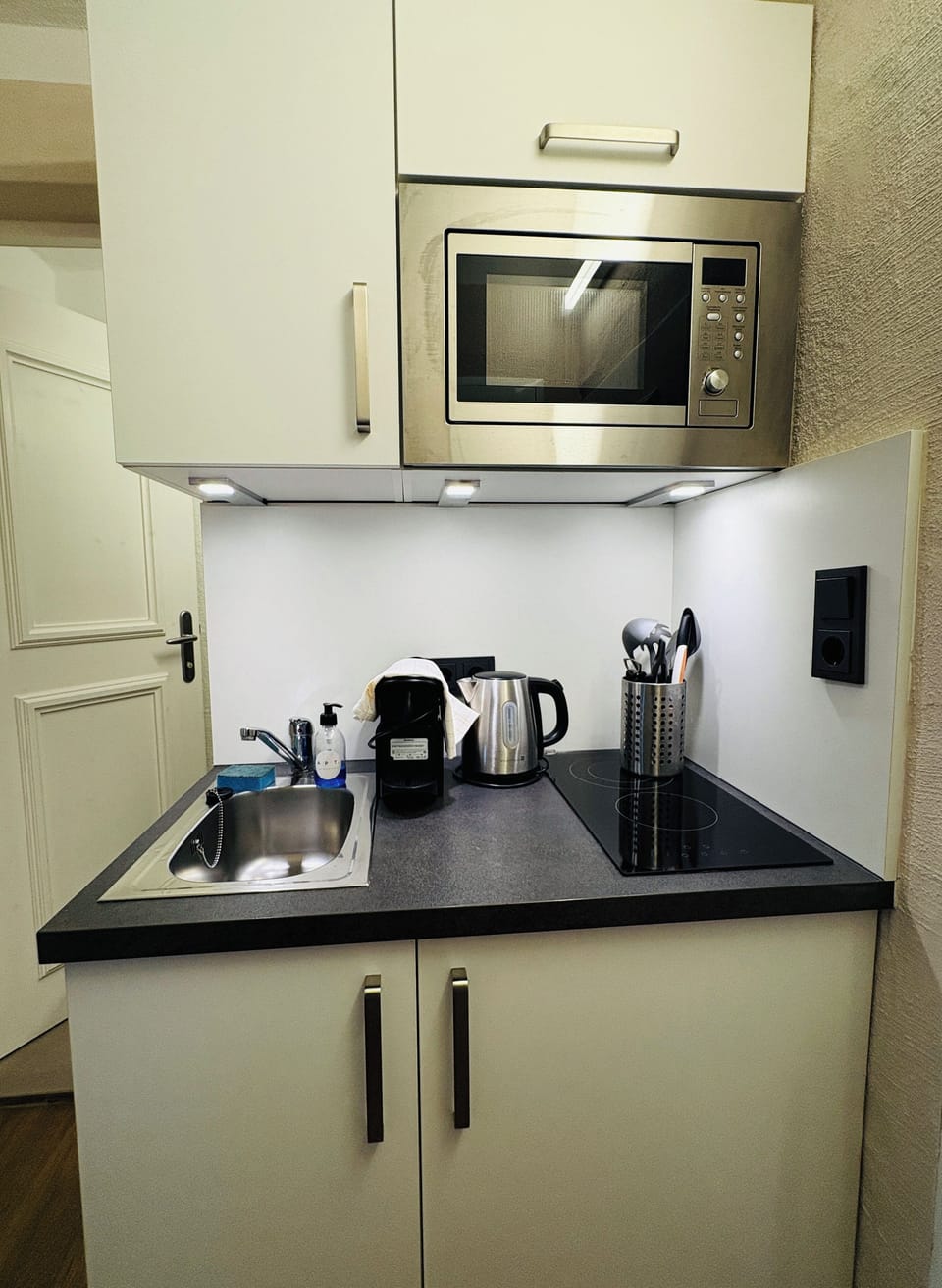 Deluxe Apartment, 1 Bedroom, Non Smoking | Private kitchen | Fridge, stovetop, coffee/tea maker, electric kettle