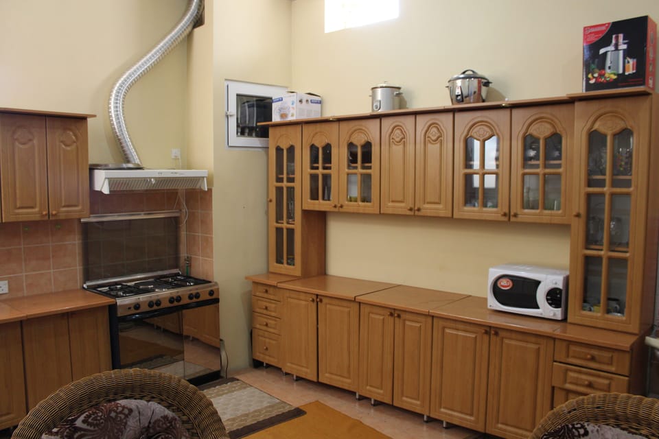 Fridge, microwave (on request)