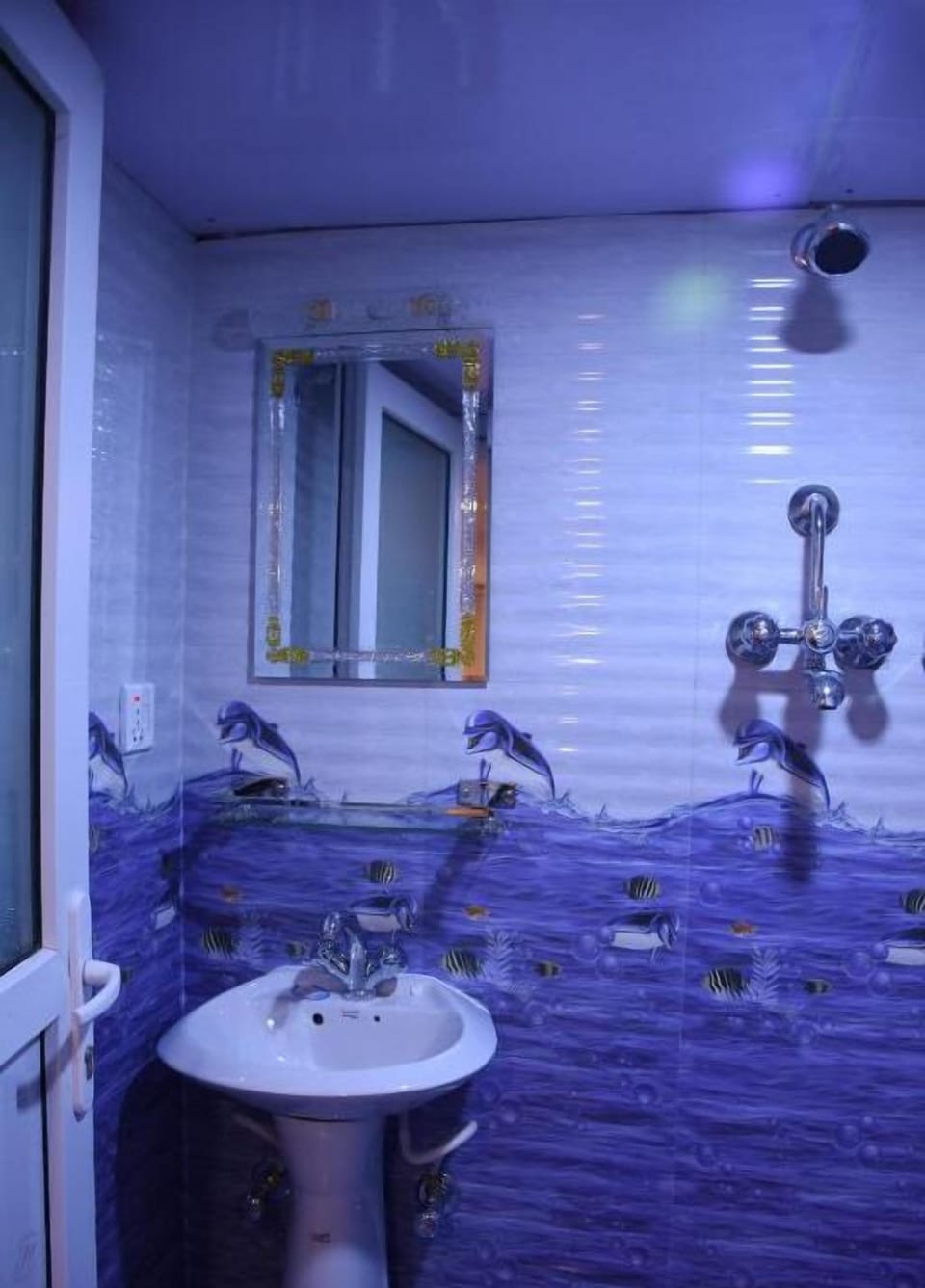 Shower, free toiletries, towels