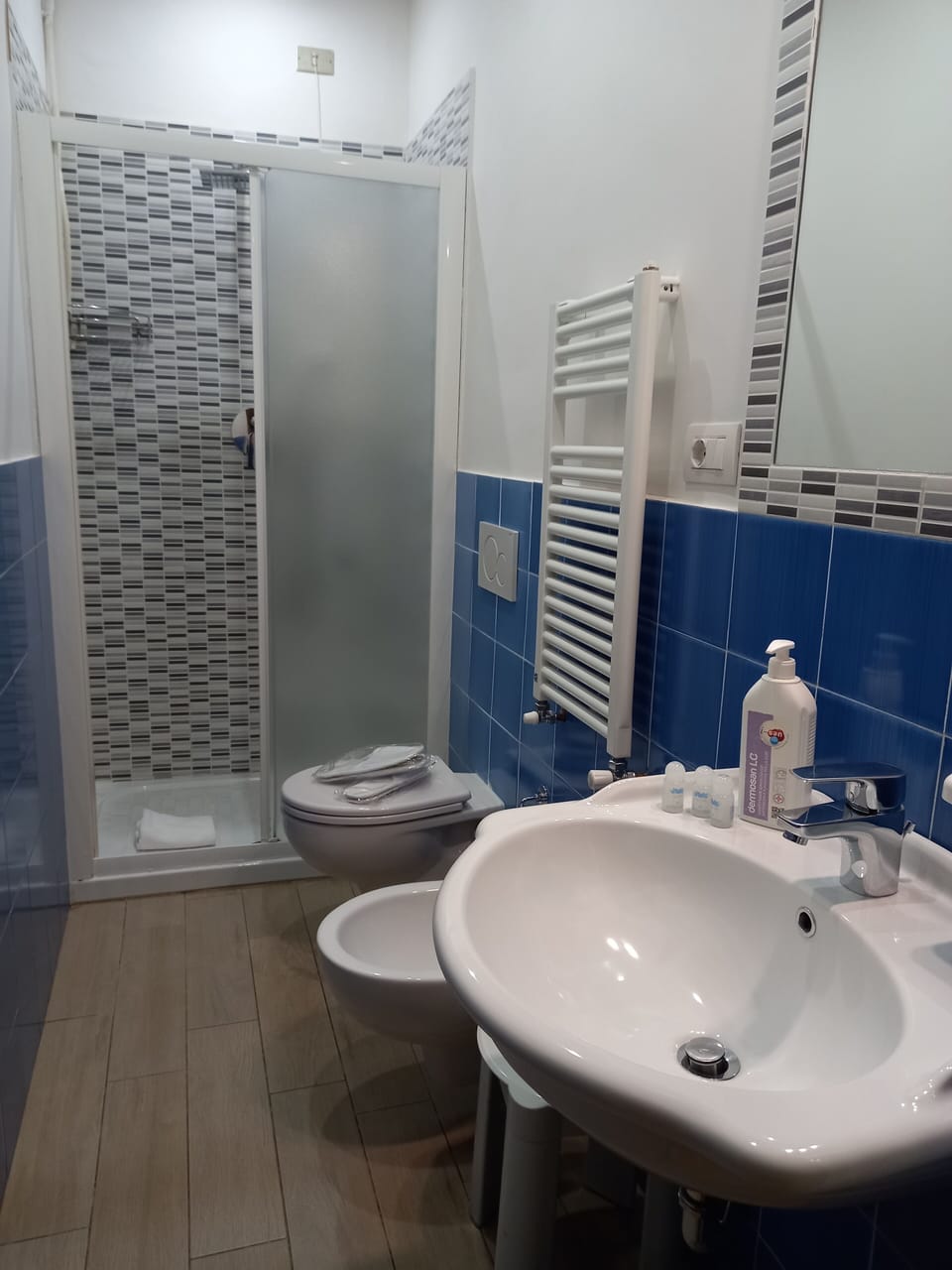 Comfort Triple Room, Private Bathroom | Bathroom | Shower, free toiletries, hair dryer, towels