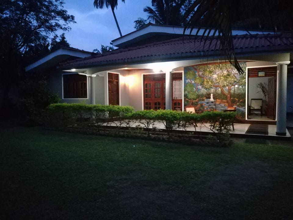 Front of property - evening/night