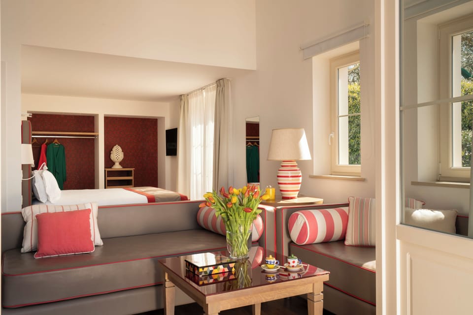 Suite, 1 Bedroom, Terrace, Garden View | Premium bedding, minibar, in-room safe, individually decorated
