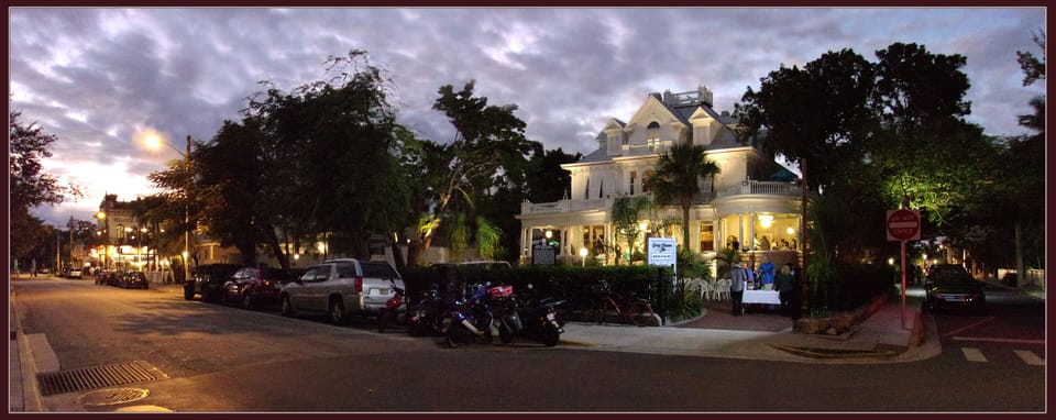 Front of property - evening/night