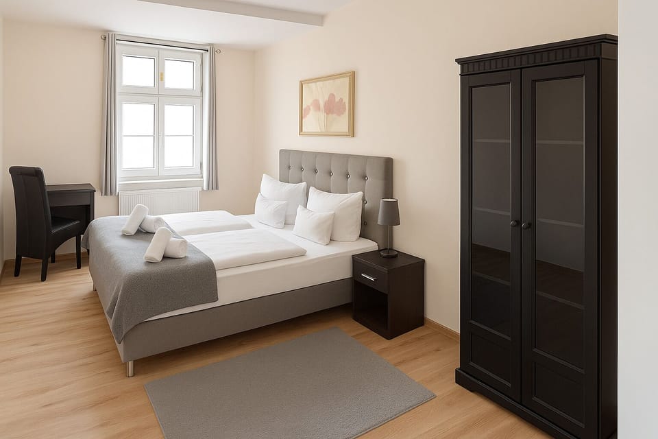 Family Condo | Desk, blackout drapes, iron/ironing board (on request), WiFi (free)