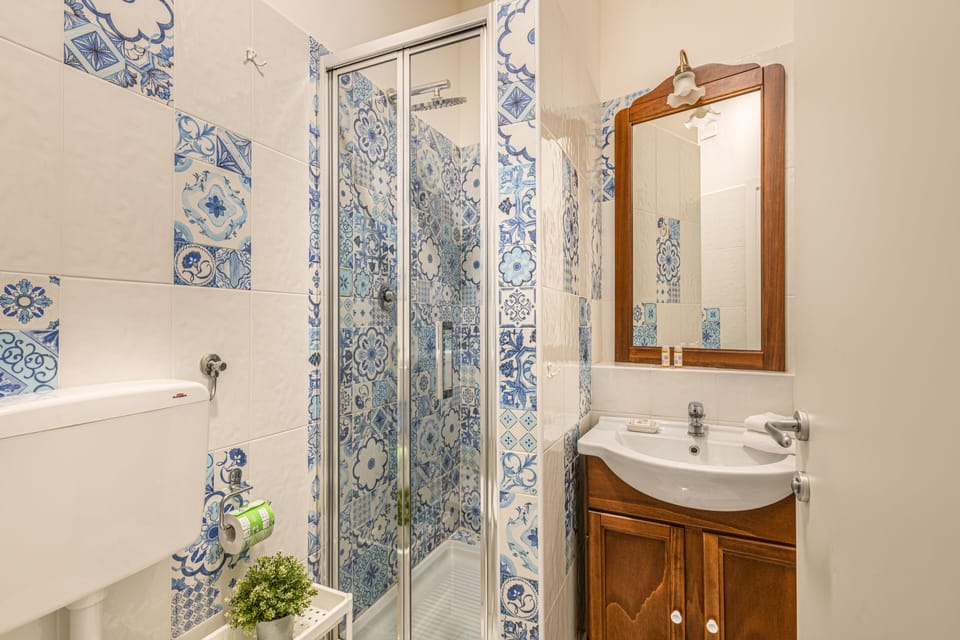 Deluxe Double Room, 1 King Bed, City View | Bathroom | Shower, free toiletries, hair dryer, towels