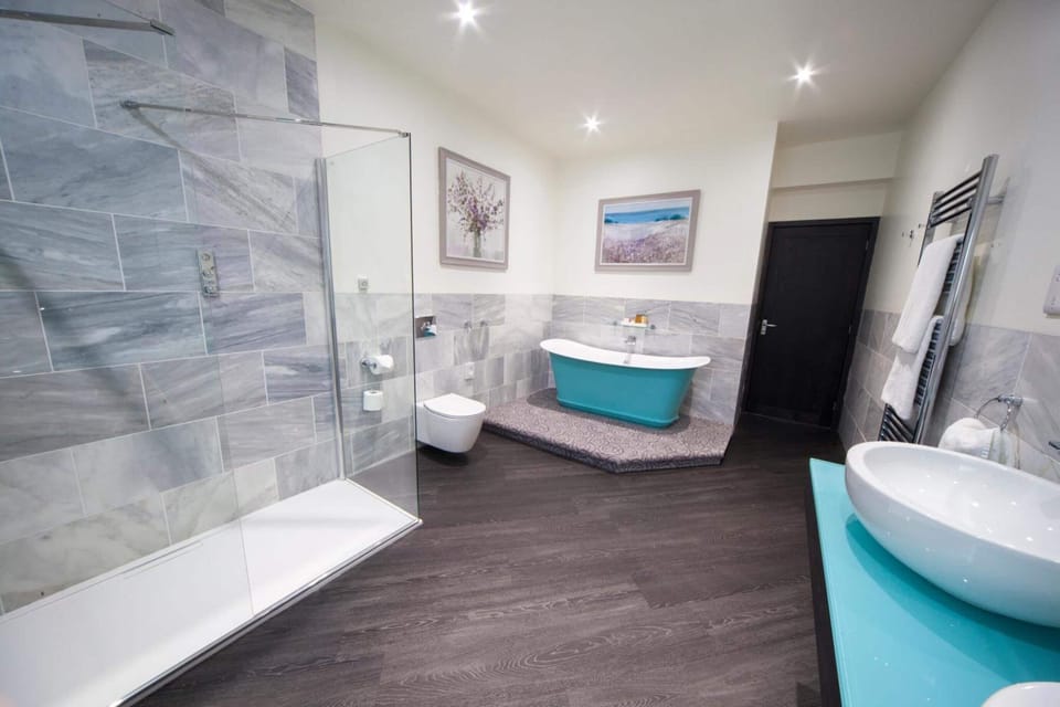 Superior Deluxe | Bathroom | Free toiletries, hair dryer, towels