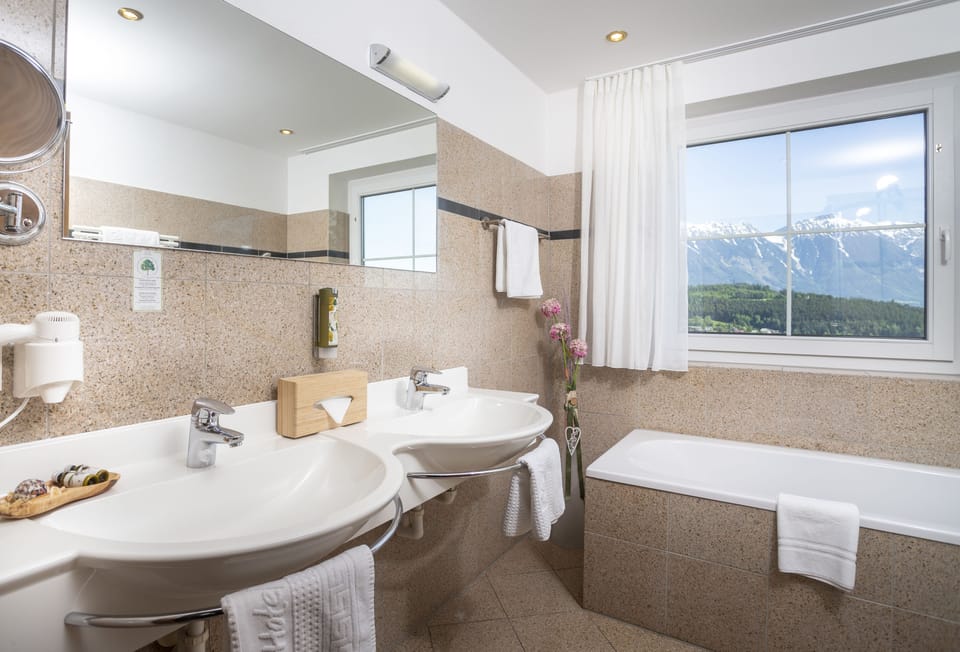 Superior Double Room, Balcony (Enzian) | Hypo-allergenic bedding, in-room safe, desk, soundproofing