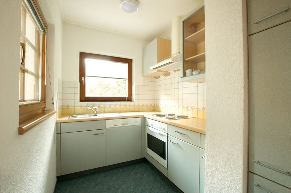 Superior Apartment, 2 Bedrooms, Mountain View, Mountainside | Private kitchen | Fridge, stovetop, dishwasher, coffee/tea maker
