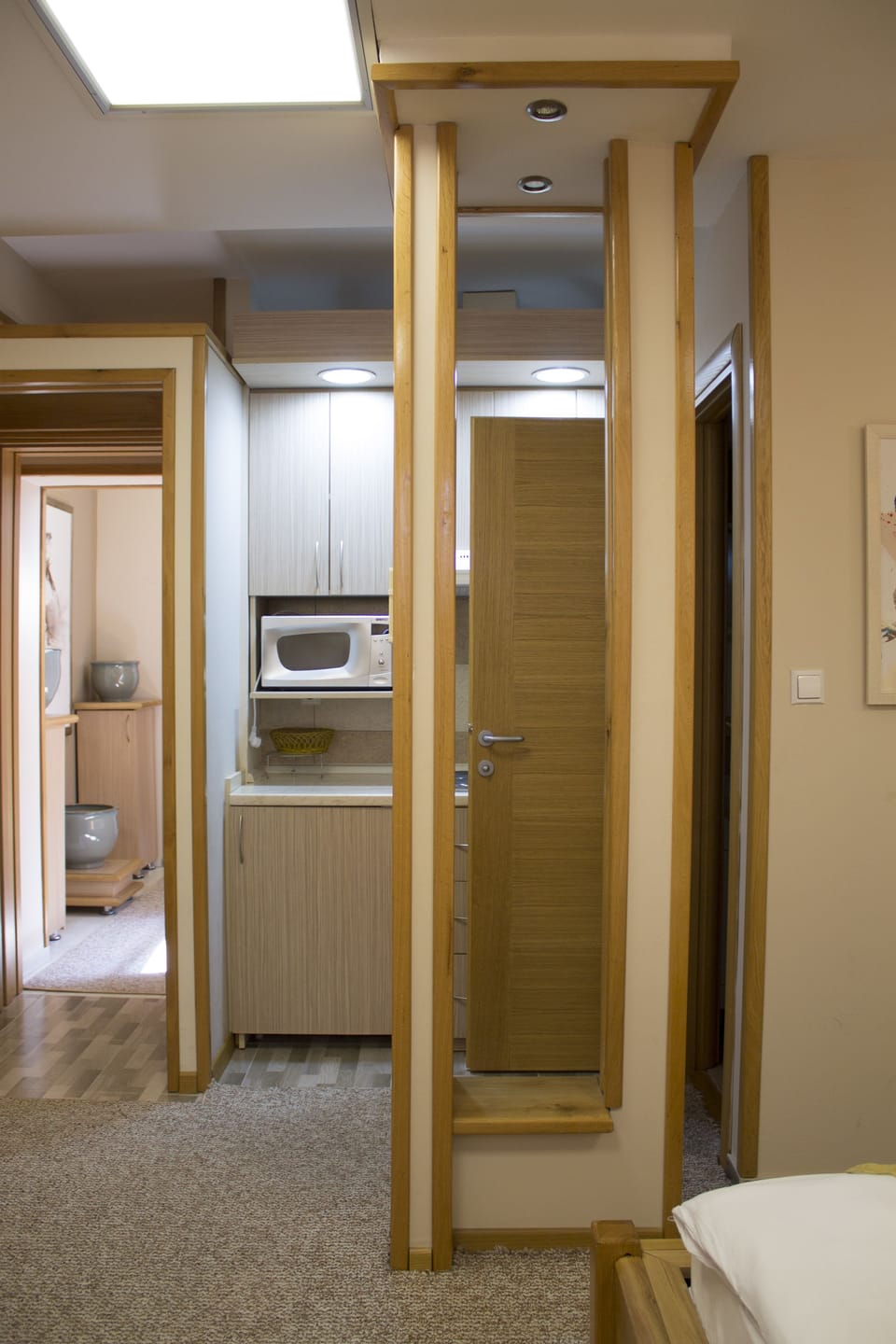 Luxury Studio, 1 Bedroom, City View | Private kitchenette | Fridge, electric kettle