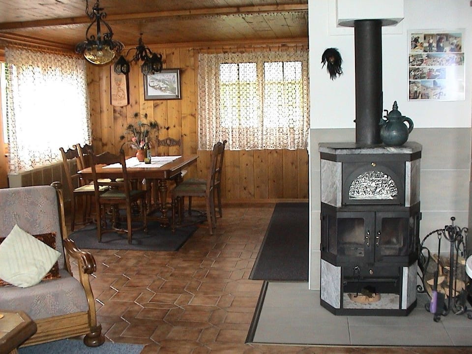 Apartment (1. Stock) | Living area | Flat-screen TV, fireplace