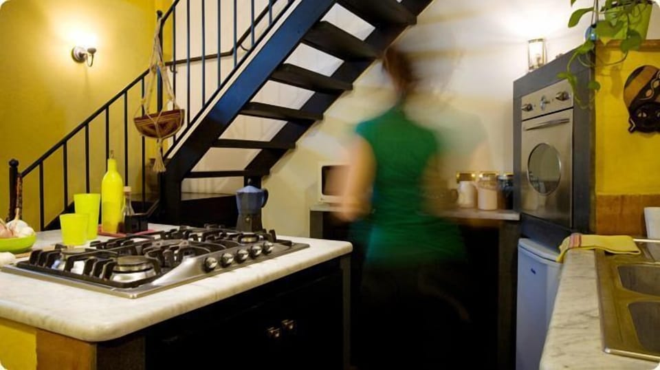 Shared fridge, electric kettle